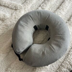 ⭐️ Pet Collar Protection Inflatable Puppy Collar Magic Velcro Buckle Large Gray